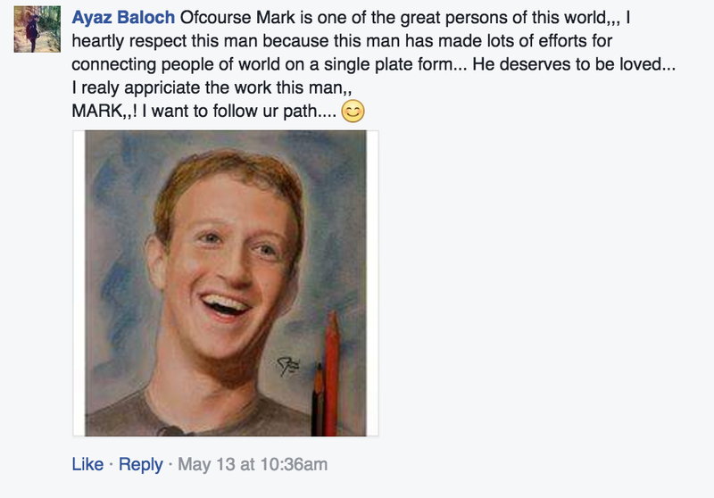Illustration for article titled The Bizarre World of Unsolicited Mark Zuckerberg Fan Art